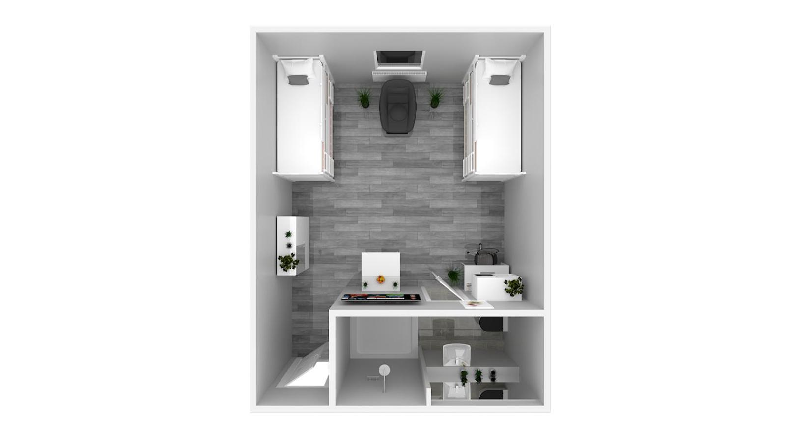 Zentrum - Komplettes Zimmer, Hochbett, Android Tv & Eigenem Bad - Perfekt Fuer Familien & Gruppen * Ulm