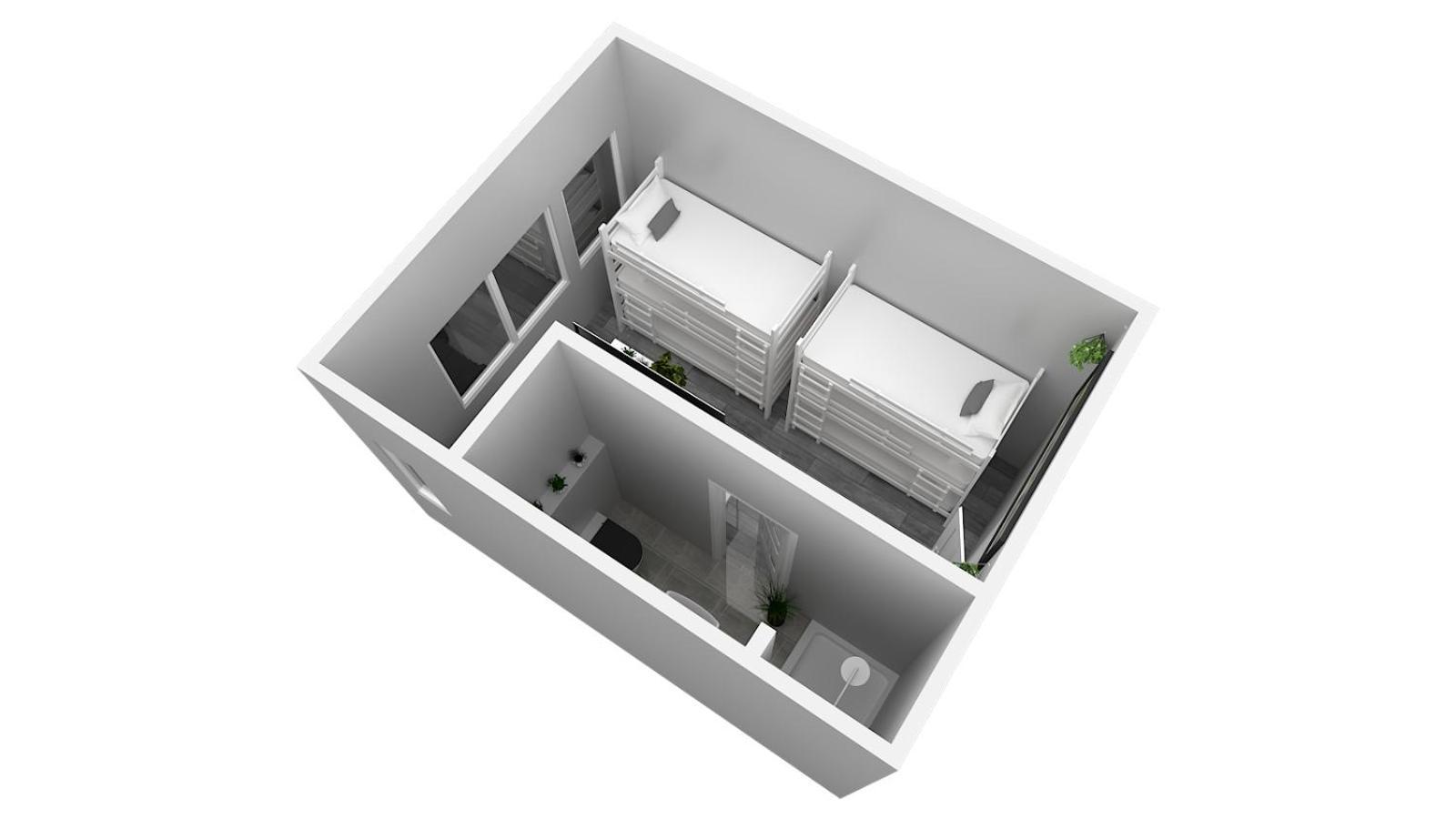 Zentrum - Komplettes Zimmer, Hochbett, Android Tv & Eigenem Bad - Perfekt Fuer Familien & Gruppen Hotel *