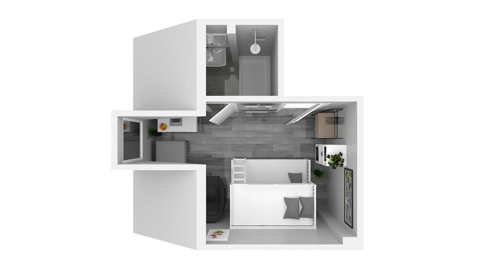 Zentrum - Komplettes Zimmer, Hochbett, Android Tv & Eigenem Bad - Perfekt Fuer Familien & Gruppen *